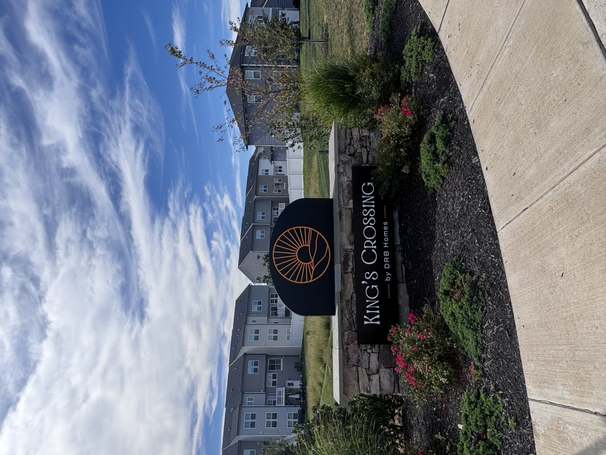 King's Crossing community entrance sign served by Doggie Doo Dude